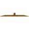 Ekena Millwork Portland Rough Sawn Timber Gable Bracket, Western Red Cedar, 96"W x 16"H x 2"D x 6"F, 4/12 Pitch GBW096X16X0206POR00RWR - alternate 4